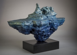 Bronze sculpture of an Iceberg by artist Anthony Smith
