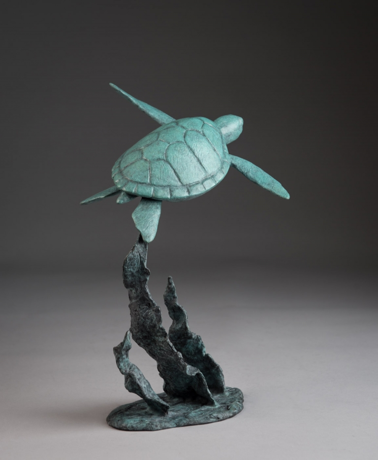 'Turtle' bronze sculpture for Sale - Anthony Smith Art